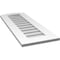 Ekena Millwork Arch Top Surface Mount PVC Gable Vent: Functional, w/ 3-1/2"W x 1"P Standard Frame, 14"W x 38"H GVPAR14X3801SF - alternate 3